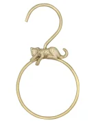 Doing Goods Закачалка Jenna Leopard Round Hanger в жълто