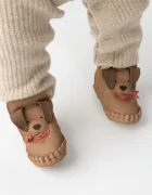 Donsje Бебешки кожени обувки Junus Booties Western Dog