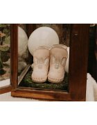 Donsje Бебешки кожени обувки Kapi Special Booties Unicorn в розово 1028305