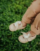 Donsje Бебешки кожени обувки Niek Sneakers Pink Chickadee