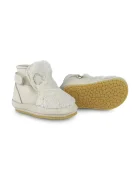 Donsje Бебешки кожени обувки Richy Booties Polar Bear