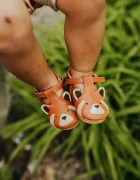 Donsje Бебешки кожени обувки Spark Special Shoes Red Panda