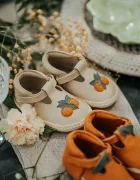 Donsje Бебешки кожени обувки Yames Shoes Arancia
