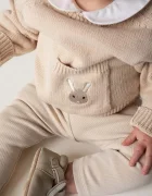Donsje Бебешки памучен пуловер Loeke Sweater Bunny