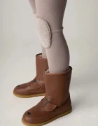 Donsje Детски кожени зимни обувки Wadudu Special Boots Stag