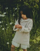 Donsje Детски памучен пуловер Stella Sweater