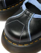 Dr. Martens балеринки от кожа Buzz Ballerina Lace Up Shoe черни DM42842001