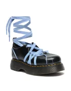 Dr. Martens балеринки от кожа Buzz Ballerina Lace Up Shoe черни DM42842001