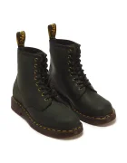 Dr Martens боти от кожа 1460 зелени DM11822300