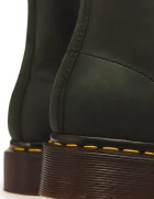 Dr Martens боти от кожа 1460 зелени DM11822300