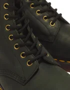 Dr Martens боти от кожа 1460 зелени DM11822300