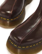 Dr Martens ботуши под коляното дамски от кожа Buzz Hi кафяви DM43156200