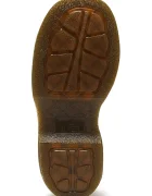Dr Martens ботуши под коляното дамски от кожа Buzz Hi кафяви DM43156200