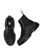 Dr Martens Кожени боти челси DMXL Zip Chelsea в черно с платформа DM41070001