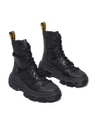 Dr. Martens Кожени боти DMXL в черно с платформа DM41646001