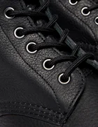 Dr. Martens Кожени кубинки 1460 Pascal Ambassador в черно с равна подметка DM31981001