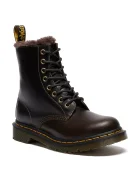Dr. Martens Кожени кубинки 1460 Serena в кафяво с платформа с лека изолация DM41414020