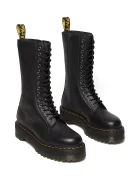 Dr Martens Кожени кубинки 1b99 Quad в черно с платформа DM31426001