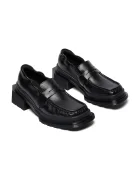Dr. Martens Кожени мокасини Maybole Loafer в черно с платформа DM42063001