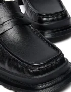 Dr. Martens Кожени мокасини Maybole Loafer в черно с платформа DM42063001