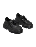 Dr. Martens Кожени половинки обувки DMXL Mary Jane в черно с платформа DM42060001
