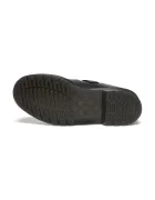 Dr Martens Кожени половинки обувки Polley в черно с равна подметка DM41408001