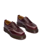 Dr Martens половинки обувки от кожа Lowell бордо DM31817600