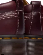Dr Martens половинки обувки от кожа Lowell бордо DM31817600