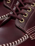 Dr Martens половинки обувки от кожа Lowell бордо DM31817600