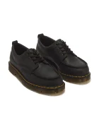 Dr Martens половинки обувки от кожа Lowell черни DM43679001