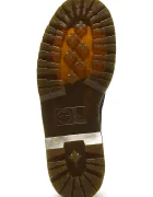 Dr Martens половинки обувки от кожа Lowell черни DM43679001