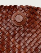 dragon diffusion шопинг чанта дамска от кожа кафява 8700