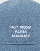 Drôle de Monsieur бейзболна шапка мъжка от деним Slogan синя M-CP211-CO335