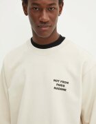 Drôle de Monsieur Памучен суичър в бежово с принт PERM.SW149.CO127 Le Sweatshirt Slogan