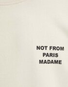 Drôle de Monsieur Памучен суичър в бежово с принт PERM.SW149.CO127 Le Sweatshirt Slogan