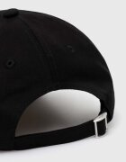 Drôle de Monsieur Памучна шапка с козирка La Casquette Slogan в черно с апликация PERM-CP151-CO138-BL