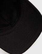 Drôle de Monsieur Памучна шапка с козирка La Casquette Slogan в черно с апликация PERM-CP151-CO138-BL