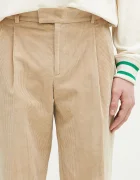 Drôle de Monsieur панталон мъжки от джинс Le Pantalon Golfeur Corduroy бежов с висока талия PERM-BP165-CO156-BG