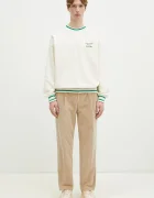 Drôle de Monsieur панталон мъжки от джинс Le Pantalon Golfeur Corduroy бежов с висока талия PERM-BP165-CO156-BG