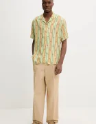 Drôle de Monsieur Риза La Chemise Bijoux мъжка в зелено със свободна кройка G-SH204-VI016-LGN
