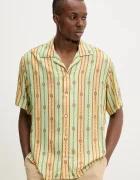 Drôle de Monsieur Риза La Chemise Bijoux мъжка в зелено със свободна кройка G-SH204-VI016-LGN