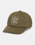Drôle de Monsieur Шапка с козирка La Casquette Slogan Tresses