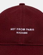 Drôle de Monsieur шапка с козирка мъжка от памук Slogan бордо L-CP207-CO138