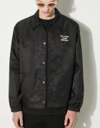 Drôle de Monsieur Яке тип риза La Veste Slogan в черно преходен модел PERM-JT183-PA014-BL