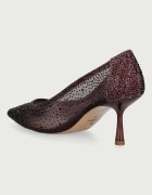 Dune London обувки с ток Brivelle кафяви 0084500620008271