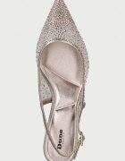 Dune London обувки с ток Cirelle златни 0094500620054393