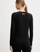 EA7 Emporio Armani Блуза с дълги ръкави в черно AF12115.7W000531