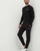 EA7 Emporio Armani Блуза с дълги ръкави в черно с принт PJVQZ.8NPT28
