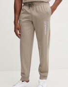 EA7 Emporio Armani Памучен спортен панталон мъжки в бежово с принт AF13512.7M001316