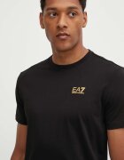 EA7 Emporio Armani Памучна тениска в черно с принт PJVPZ.8NPT25